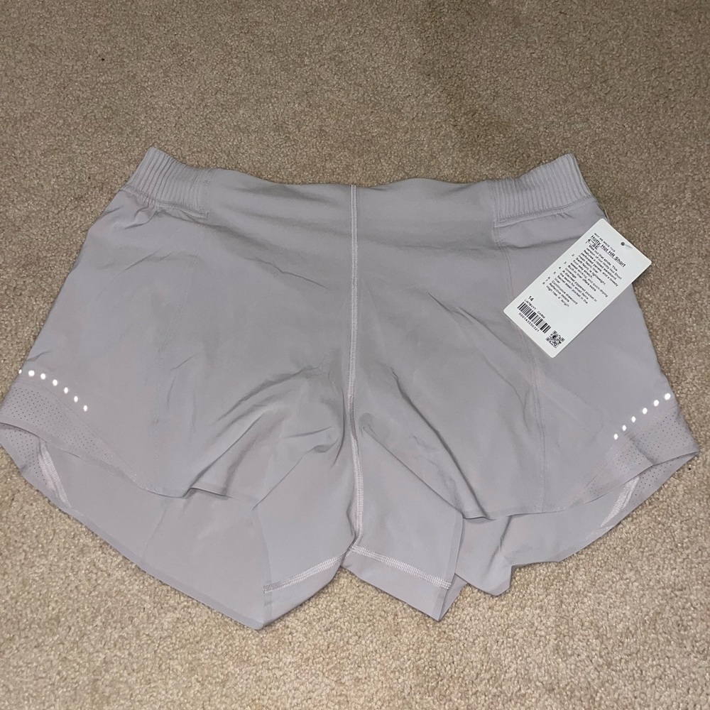 Never Worn NWT Hotty Hot shorts High rise 4 inch SPECIAL EDITION CHROME